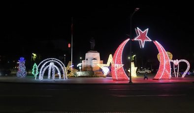 Muğla Büyükşehir’in Süslemeleriyle  Muğla Işıl Işıl